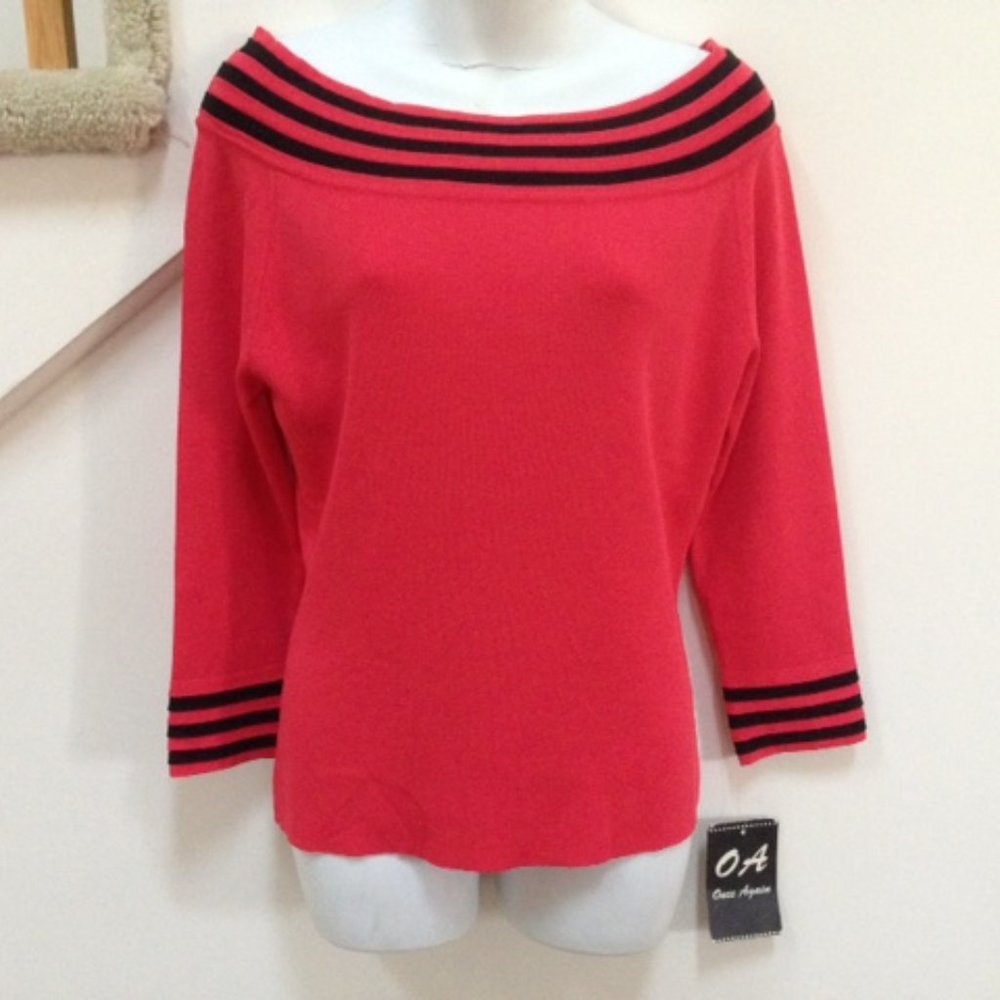 ONCE AGAIN Sweater , Size M 65% Rayon, 35% Nylon